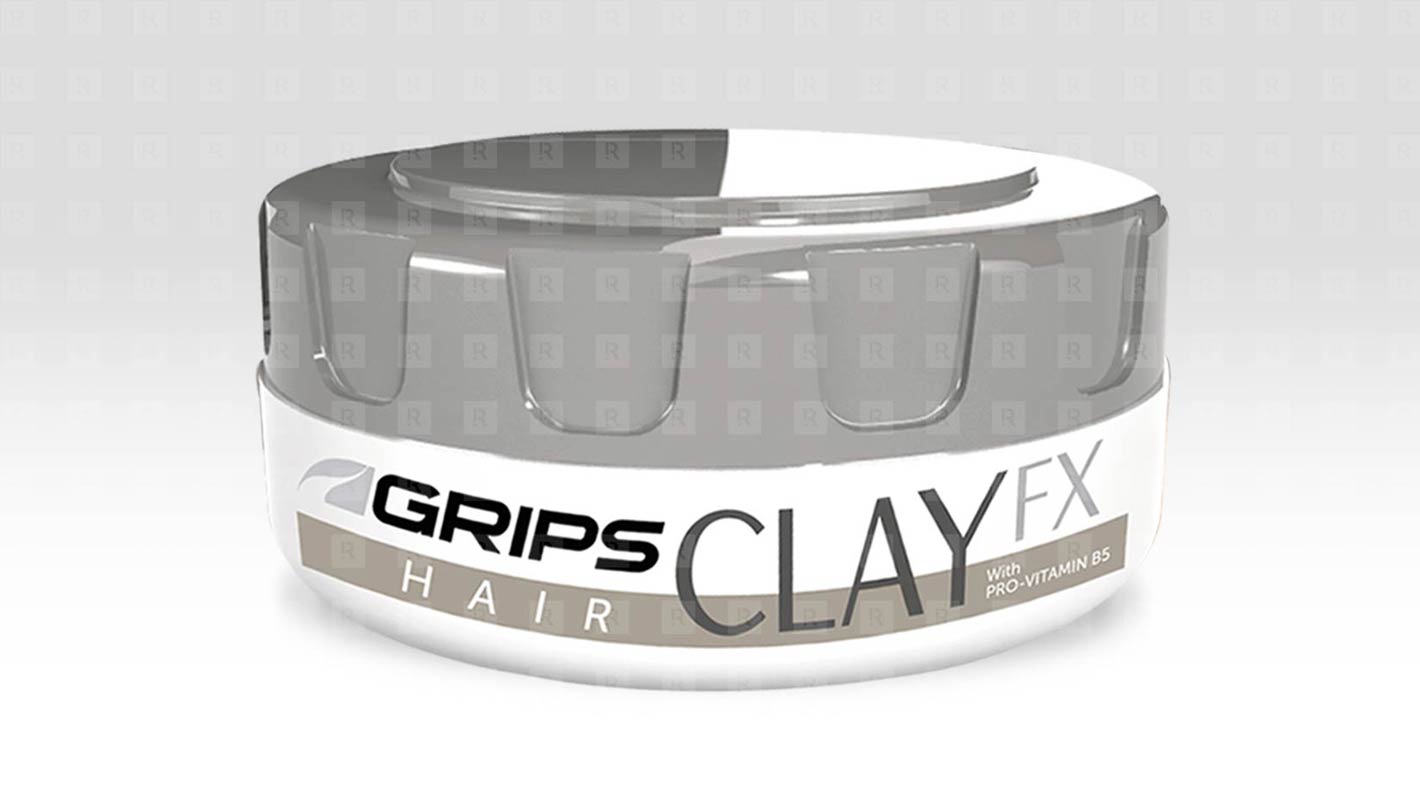 Grips Hair Clay FX  Container design