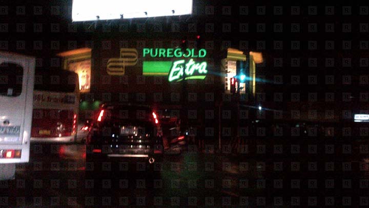 Puregold Extra Signage Night Shot