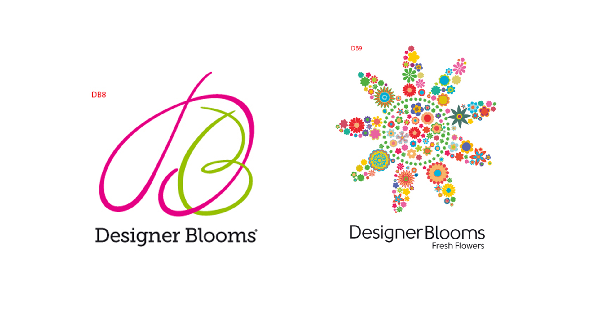 Designer Blooms Logo Design Study Set
